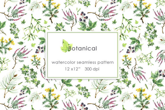 Botanical Floral Seamless Pattern: A Versatile Design for Creative Projects