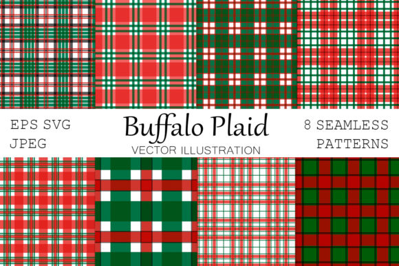 Buffalo Plaid. Plaid Pattern. Plaid SVG