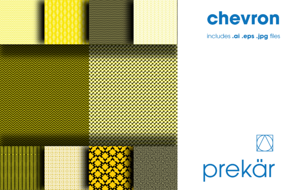 Chevron Yellow, Ten Pack: A Versatile Design Resource for Creatives and Professionals
