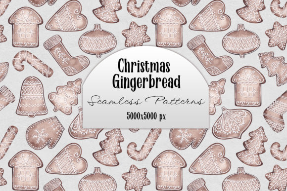 Christmas Gingerbread – Seamless Pattern