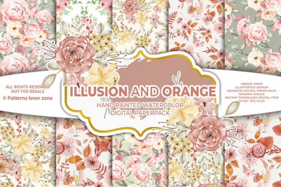 Floral Watercolor Seamless Pattern VLO-11: A Strategic Design Asset for Creative Professionals