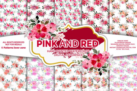 Floral Watercolor Seamless Pattern VLO33