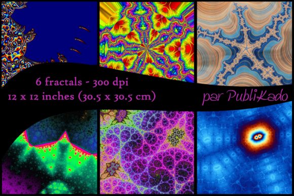 Fractals 111: A Versatile Set of Ornamental Design Backgrounds