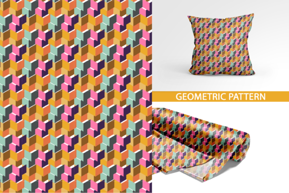 Geometric Seamless Arabic Gold Pattern