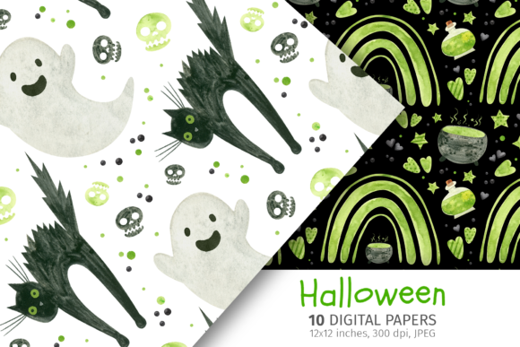 Green Halloween: A Fresh Take on Digital Design and Halloween Decor