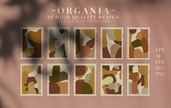 Organica Abstract Organic Shapes: A Creative Resource for Modern Designers