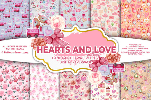 Valentines Day Seamless Pattern: A Versatile Digital Resource for Creatives